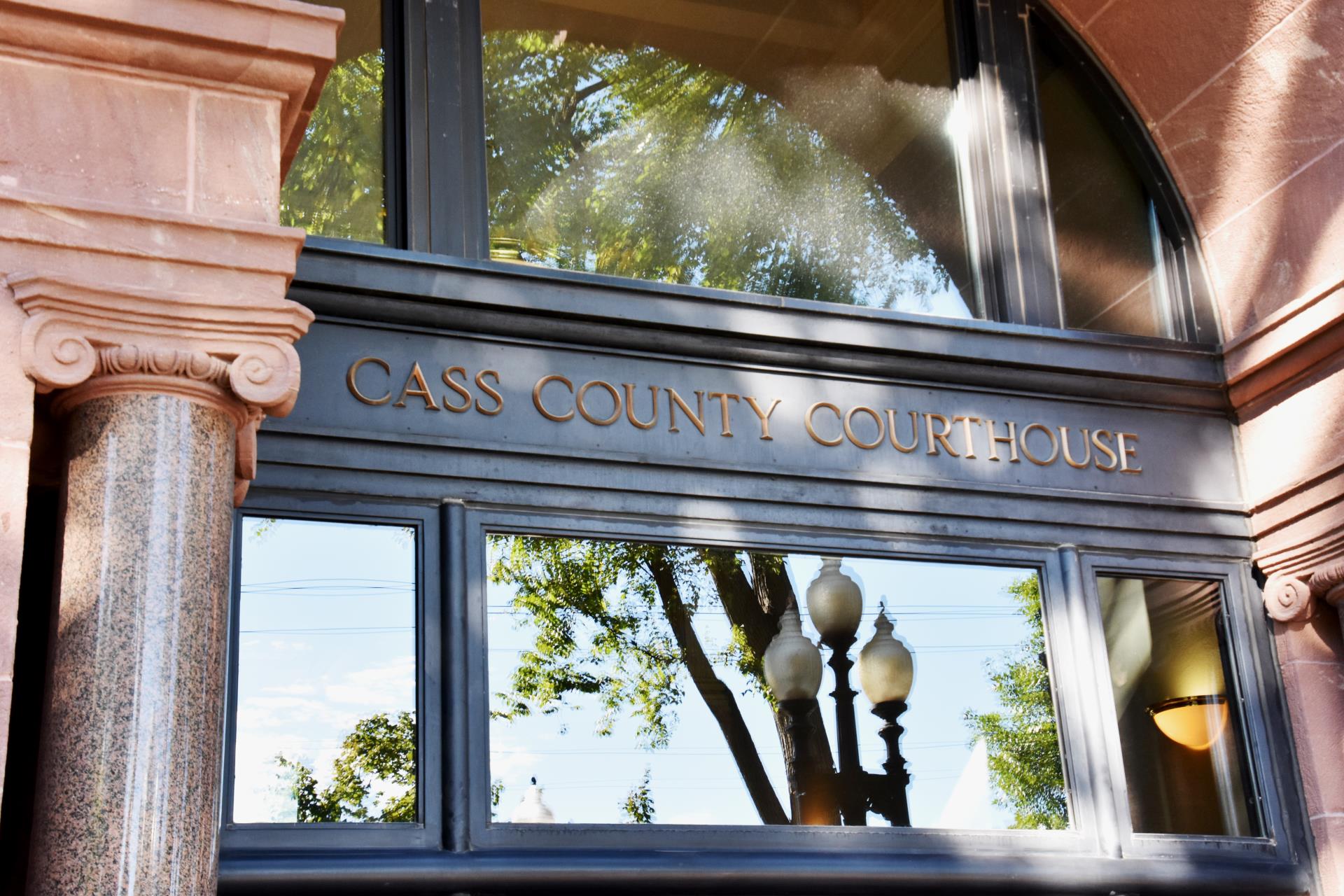 Cass County Courthouse Entrance Door