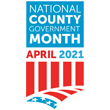 Thumbnail image of National County Government Month logo 2021