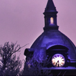 Thumbnail image of courthouse clock tower at sunset