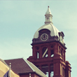 Cass County Courthouse clock tower image