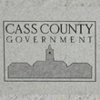 Thumbnail image of the cass county government logo on granite