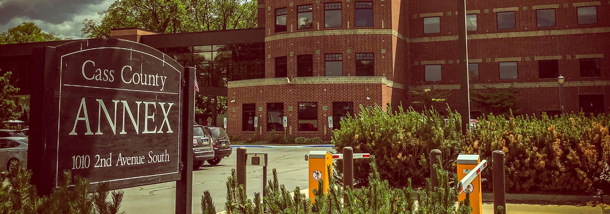 Banner image of the Cass County Annex Building located at 1010 2nd avenue south in Fargo