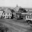 Thumbnail image Looking west over main street in Buffalo, ND in the late 1800s